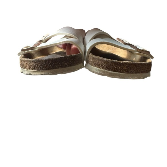 Birkenstock - Yao White Sandals with Adjustable Straps Sz 40 - Picture 4 of 11